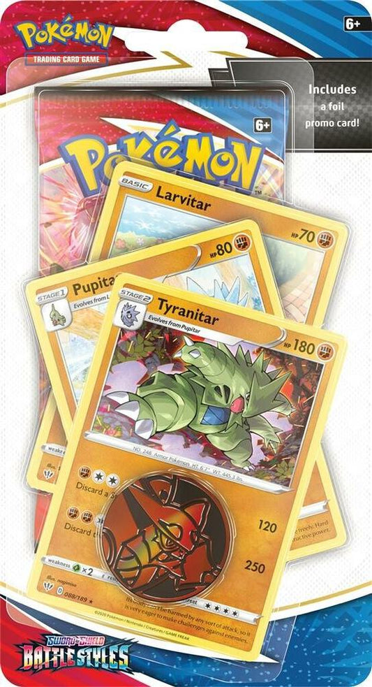 Battle Styles Premium Checklane Blister [Tyranitar] - SWSH05: Battle Styles