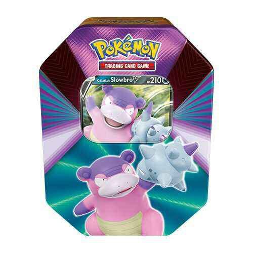 V Forces Tin [Galarian Slowbro V] Miscellaneous Cards & Products Pokémon card