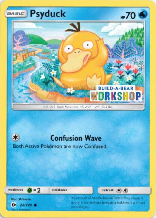 Psyduck - 28/149 (Build-A-Bear Workshop Exclusive) 028/149 Promo Miscellaneous Cards & Products Pokémon card