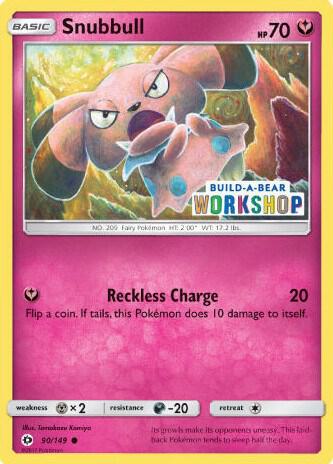 Snubbull - 90/149 (Build-A-Bear Workshop Exclusive) 090/149 Promo Miscellaneous Cards & Products Pokémon card