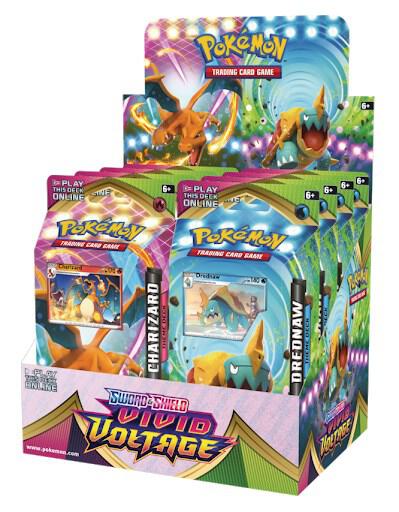 Vivid Voltage Theme Deck Display Pokémon card