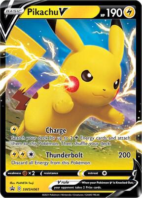 Pikachu V - SWSH061 SWSH061 Promo Sword & Shield Promo Cards Pokémon card