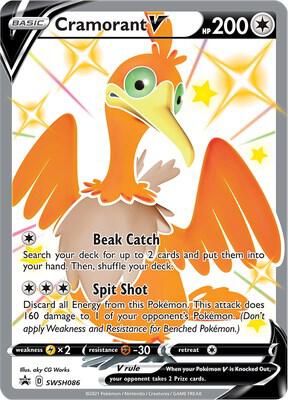 Cramorant V - SWSH086 - SWSH086 Promo SWSH: Sword & Shield Promo Cards