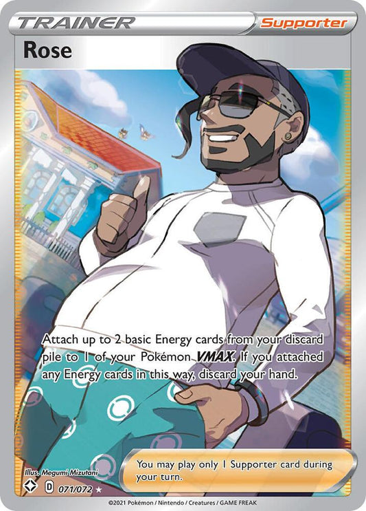 Rose (Full Art) 071/072 Ultra Rare Shining Fates Pokémon card