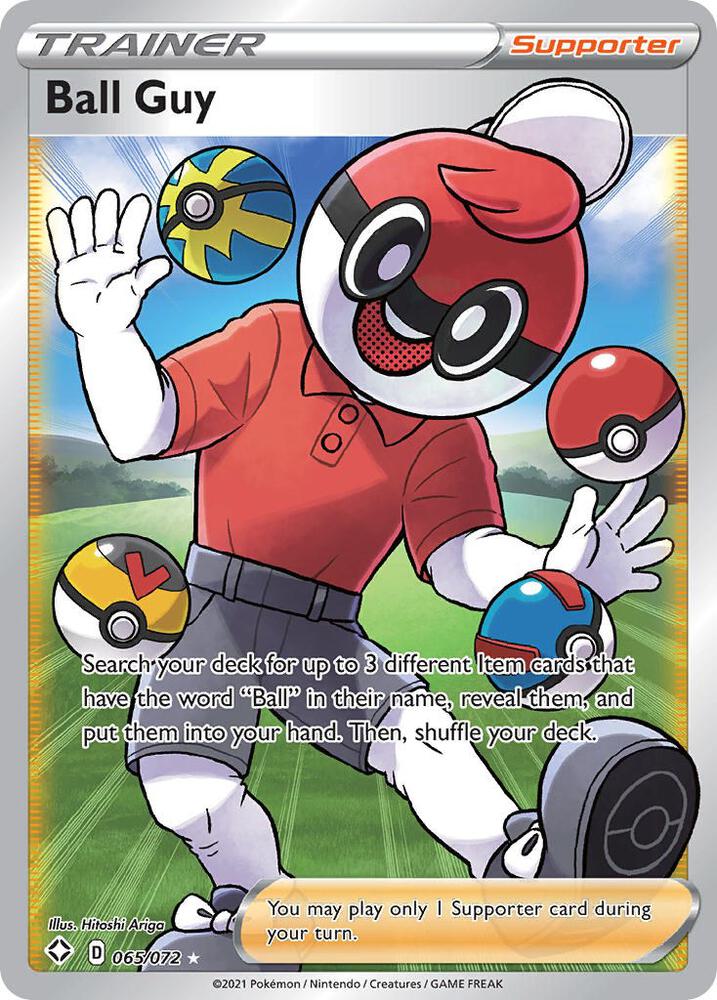 Ball Guy (Full Art) 065/072 Ultra Rare Shining Fates Pokémon card