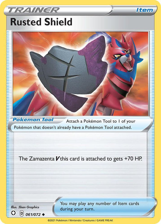 Rusted Shield 061/072 Uncommon Shining Fates Pokémon card