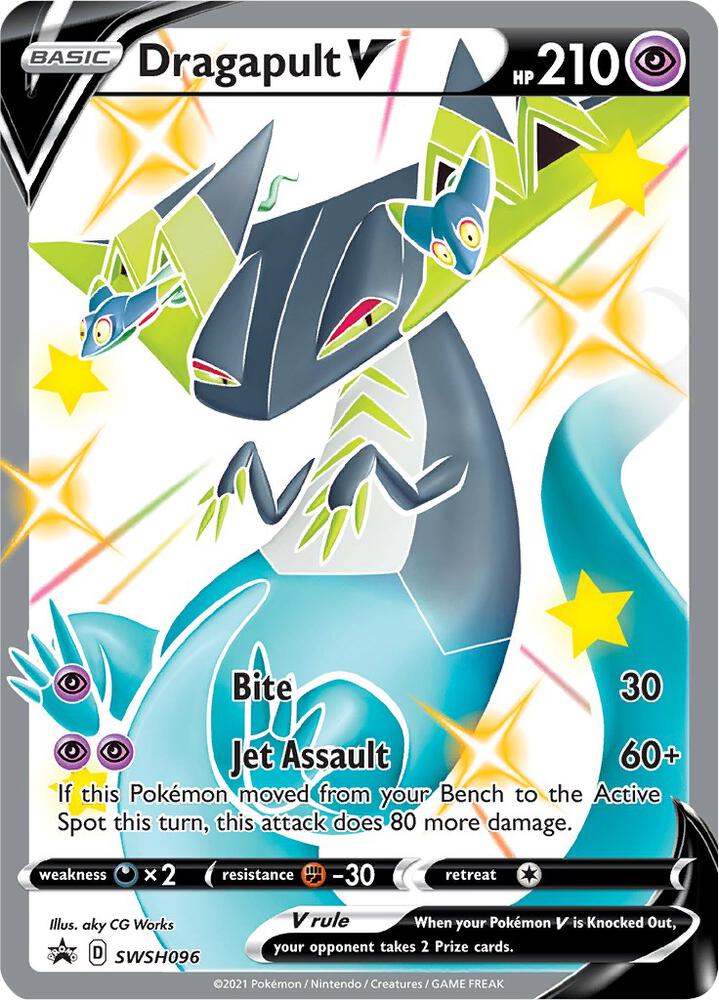 Dragapult V - SWSH096 - SWSH096 Promo SWSH: Sword & Shield Promo Cards
