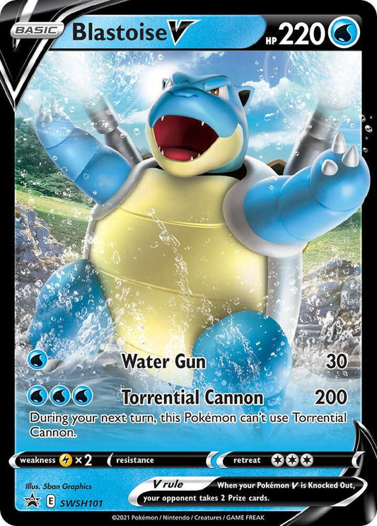 Blastoise V - SWSH101 SWSH101 Promo Sword & Shield Promo Cards Pokémon card