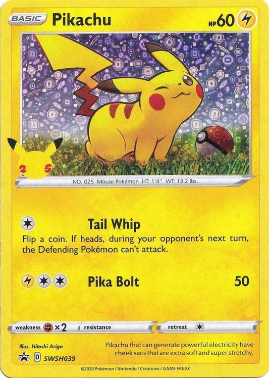 Pikachu - SWSH039 (General Mills) SWSH039 Promo Miscellaneous Cards & Products Pokémon card