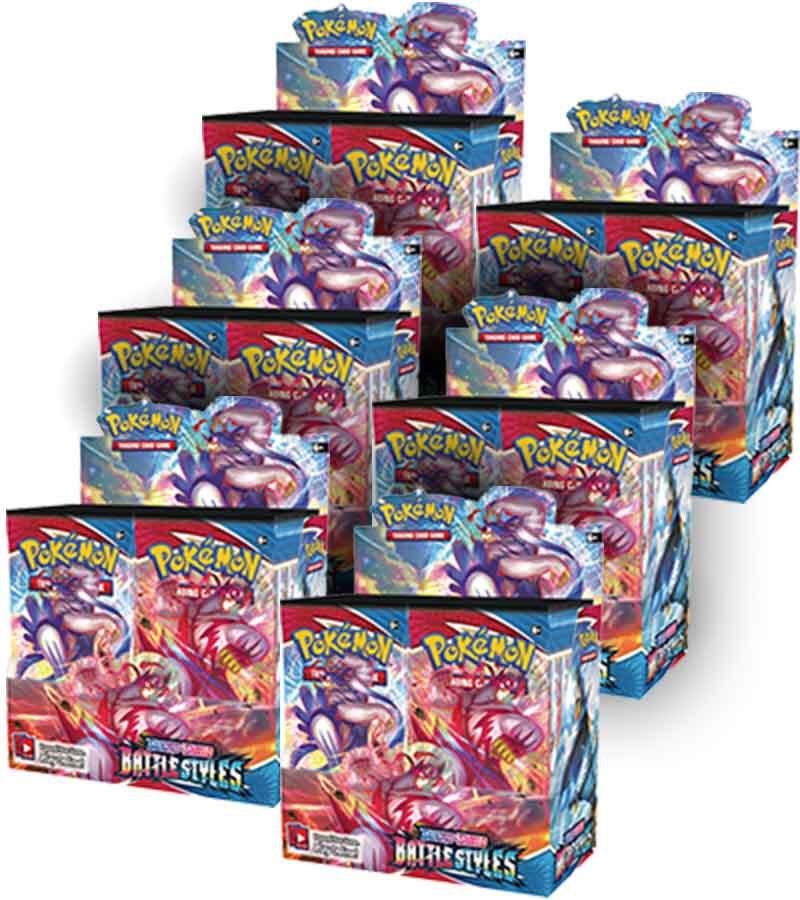 Battle Styles Booster Box Case Pokémon card