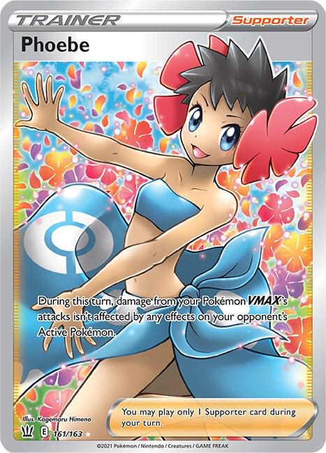 Phoebe (Full Art) 161/163 Ultra Rare Battle Styles Pokémon card