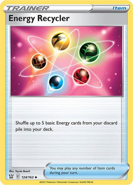 Energy Recycler 124/163 Uncommon Battle Styles Pokémon card