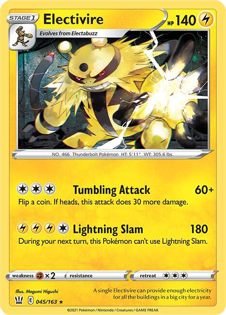 Electivire - 045/163 Rare SWSH05: Battle Styles