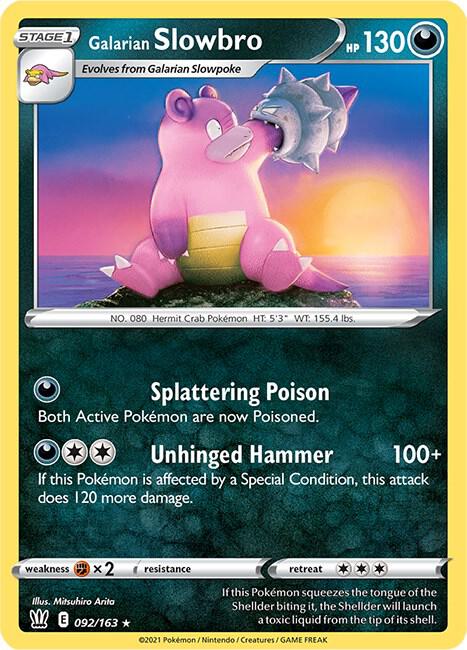 Galarian Slowbro - 092/163 Rare SWSH05: Battle Styles