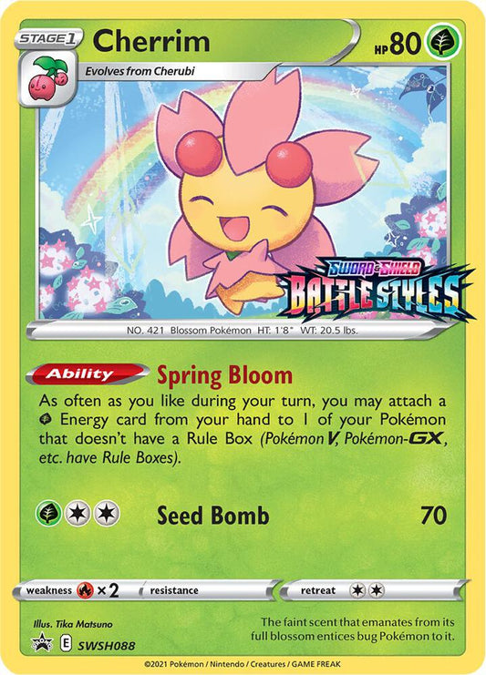 Cherrim - SWSH088 (Prerelease) SWSH088 Promo Sword & Shield Promo Cards Pokémon card
