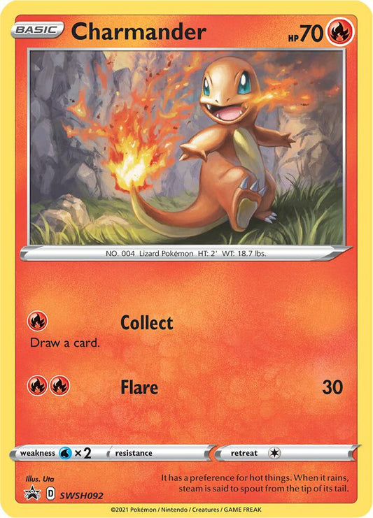 Charmander - SWSH092 SWSH092 Promo Sword & Shield Promo Cards Pokémon card