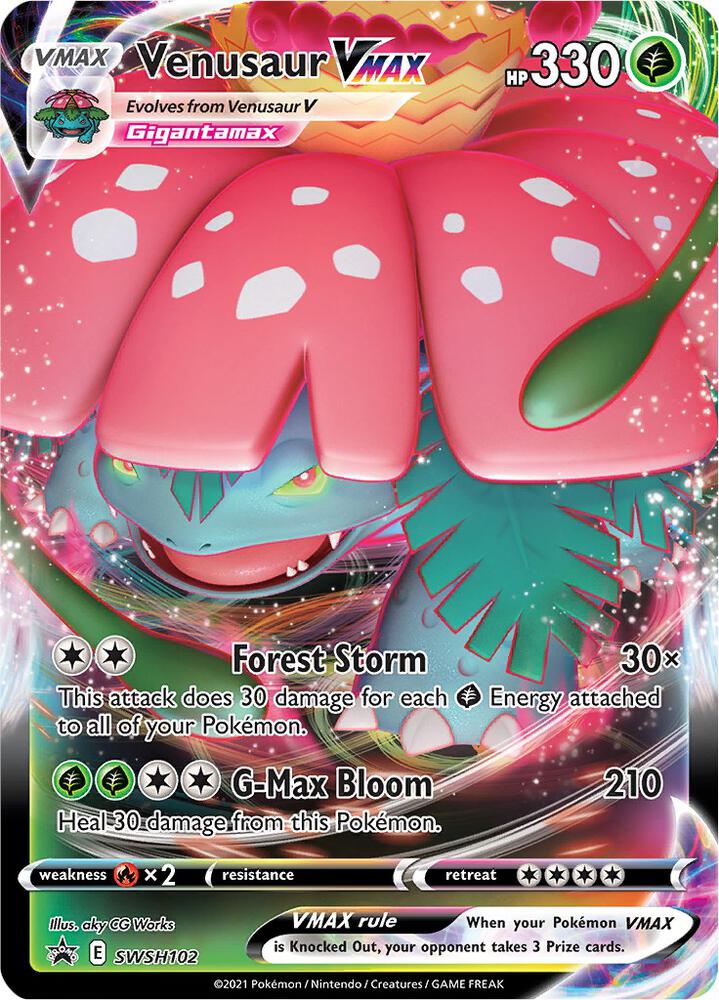 Venusaur VMAX - SWSH102 SWSH102 Promo Sword & Shield Promo Cards Pokémon card