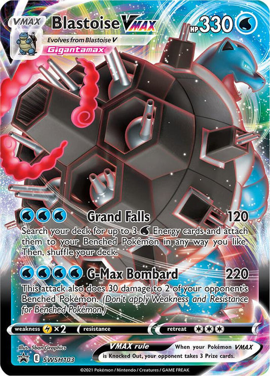 Blastoise VMAX - SWSH103 SWSH103 Promo Sword & Shield Promo Cards Pokémon card