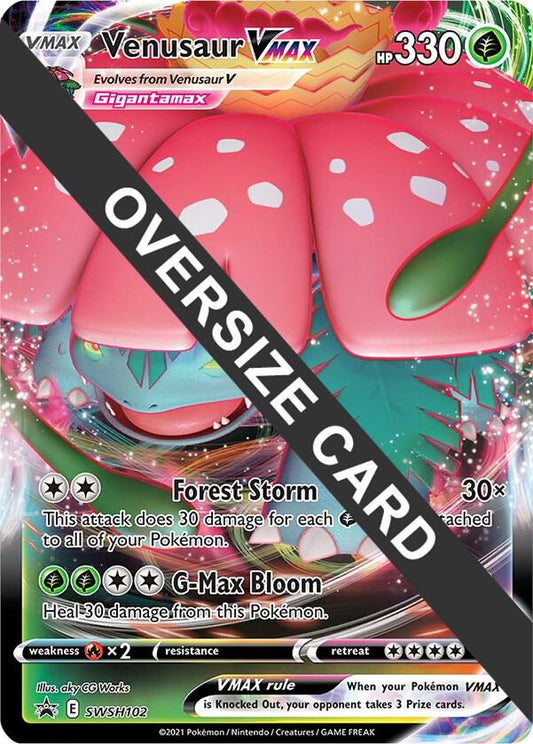 Venusaur VMAX - SWSH102 - SWSH102 Promo Jumbo Cards