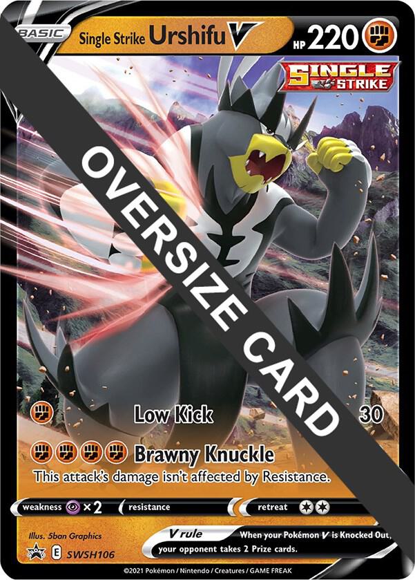 Single Strike Urshifu V - SWSH106 SWSH106 Promo Jumbo Cards Pokémon card