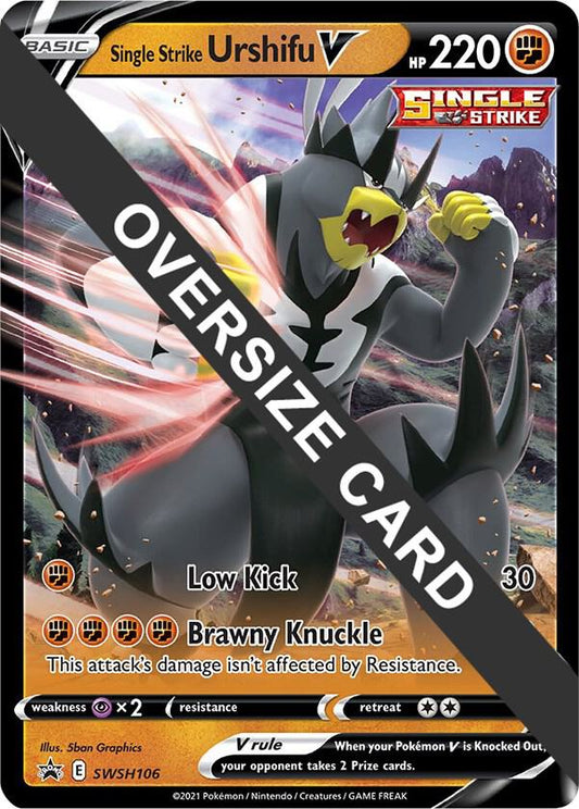 Single Strike Urshifu V - SWSH106 SWSH106 Promo Jumbo Cards Pokémon card