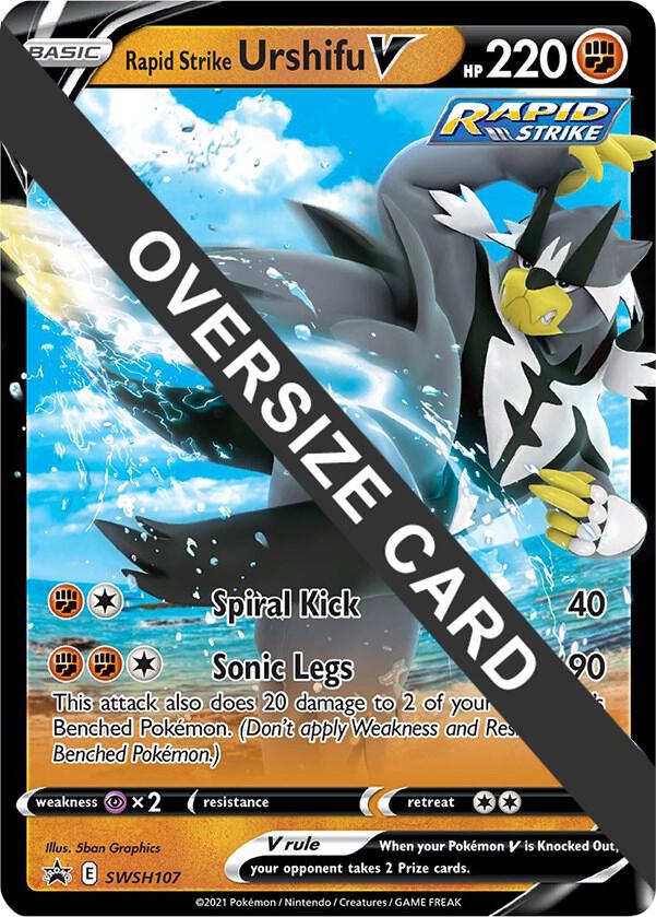 Rapid Strike Urshifu V - SWSH107 - SWSH107 Promo Jumbo Cards