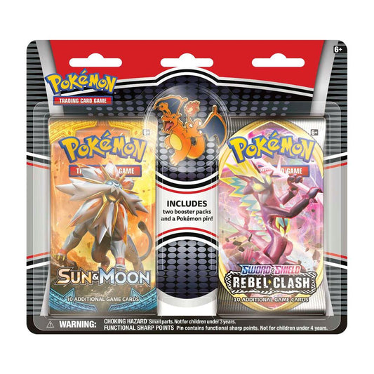 Collector's Pin Two Pack Blisters [Charizard] Miscellaneous Cards & Products Pokémon card
