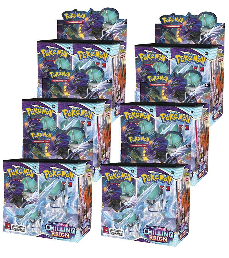 Chilling Reign Booster Box Case Pokémon card