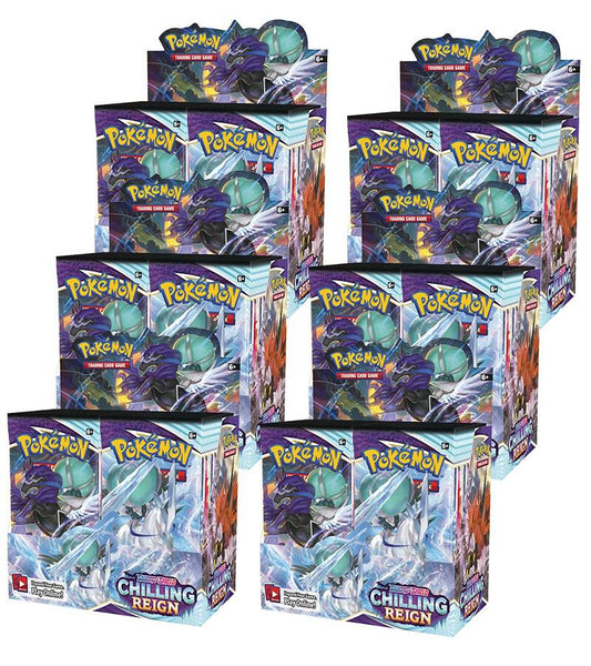 Chilling Reign Booster Box Case Pokémon card
