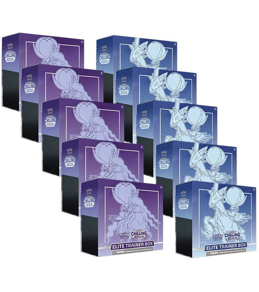 Chilling Reign Elite Trainer Box Case Pokémon card