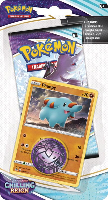 Chilling Reign Single Pack Blister [Phanpy] Pokémon card