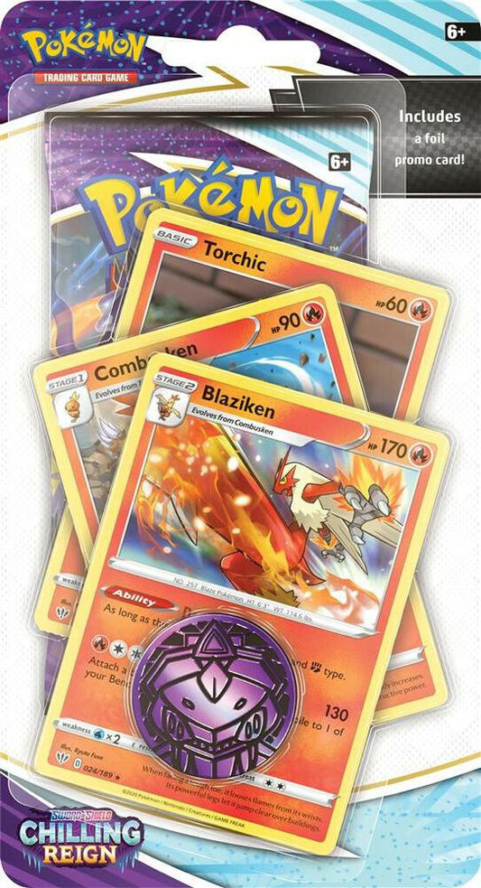 Chilling Reign Premium Checklane Blister [Blaziken] Pokémon card