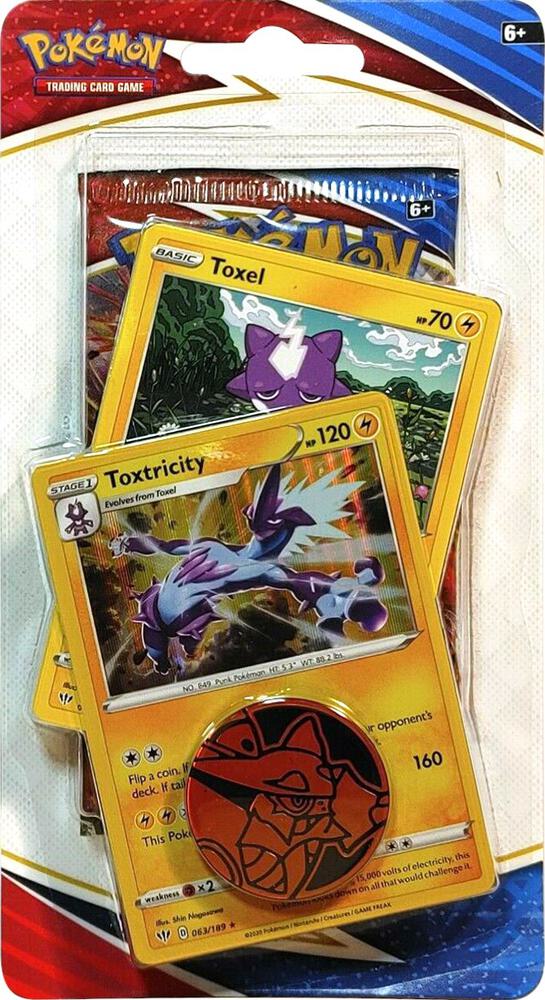 Battle Styles Premium Checklane Blister [Toxtricity] - SWSH05: Battle Styles