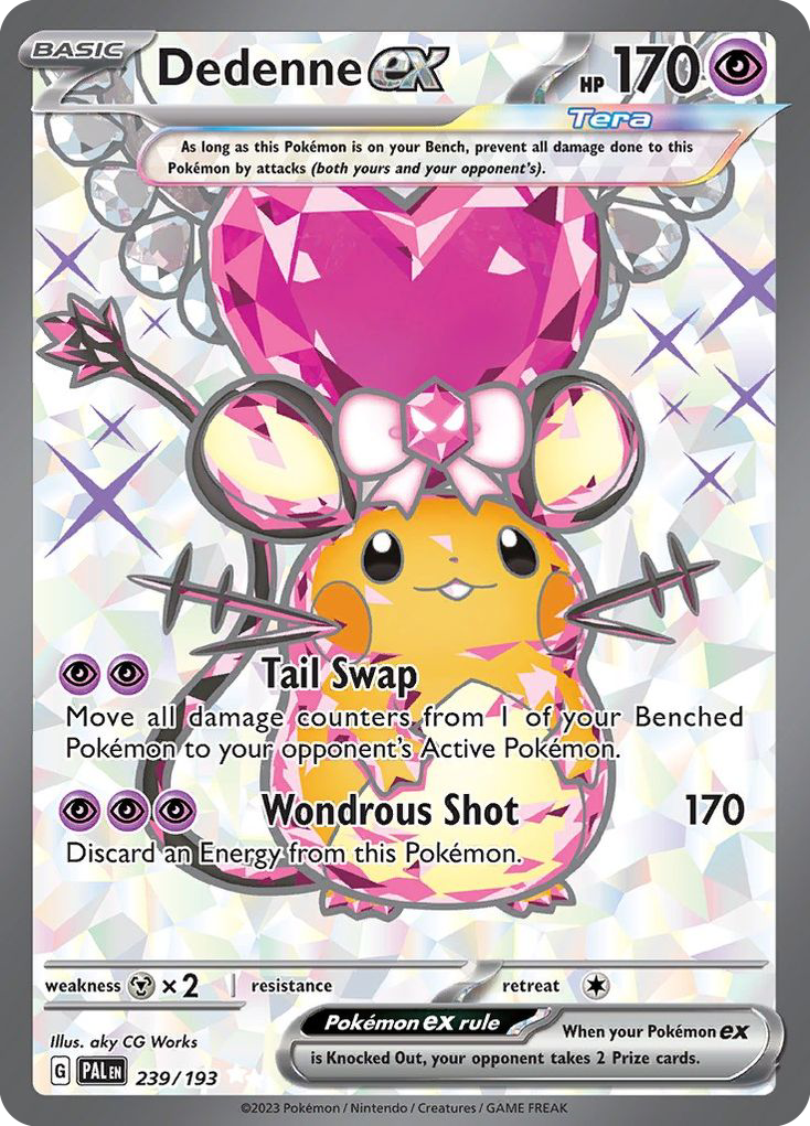 Dedenne ex 239/193 Ultra Rare Paldea Evolved