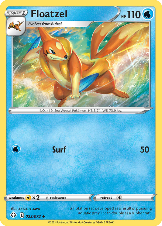 Floatzel 023/072 Uncommon Shining Fates