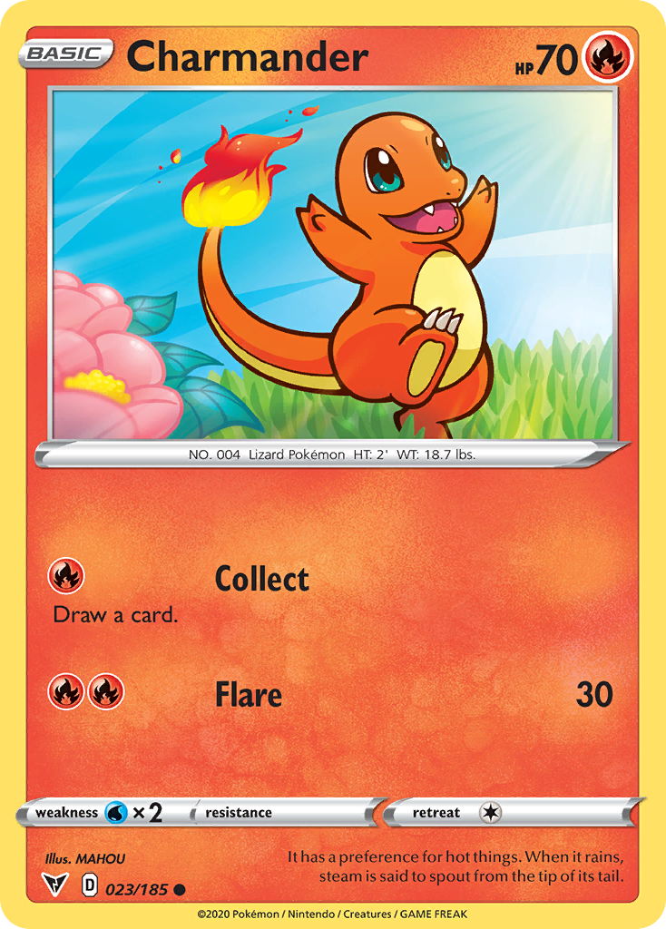 Charmander 023/185 Common Vivid Voltage