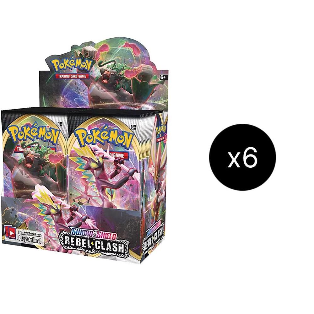 Rebel Clash Booster Box Case Pokémon card