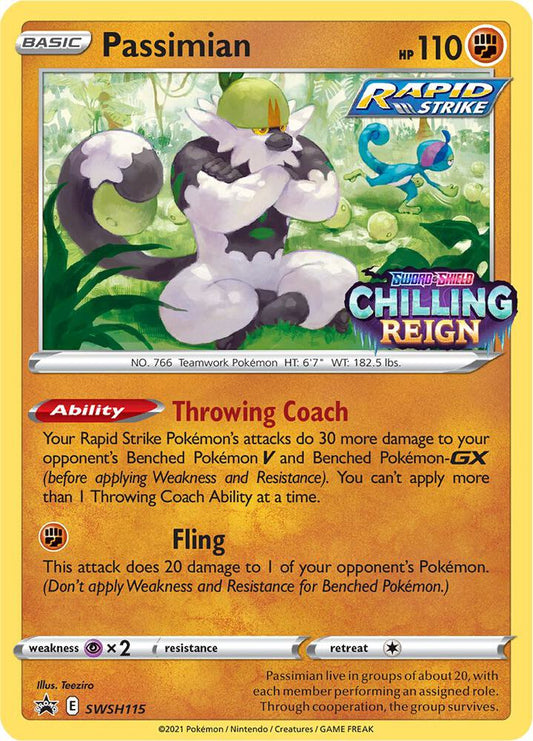 Passimian - SWSH115 (Prerelease) SWSH115 Promo Sword & Shield Promo Cards Pokémon card