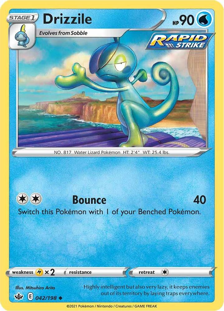 Drizzile 042/198 Uncommon Chilling Reign Pokémon card