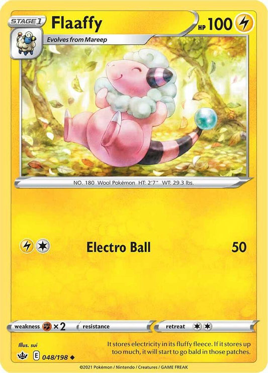 Flaaffy 048/198 Uncommon Chilling Reign Pokémon card