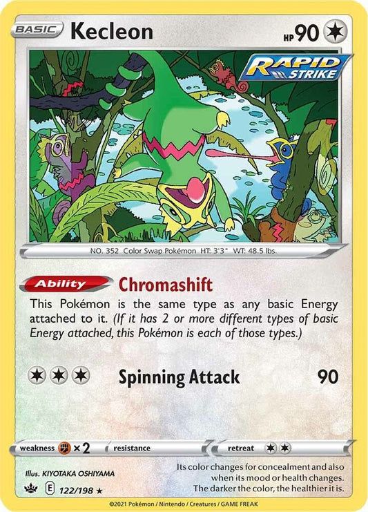 Kecleon 122/198 Rare Chilling Reign Pokémon card