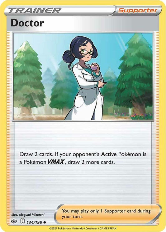 Doctor 134/198 Uncommon Chilling Reign Pokémon card