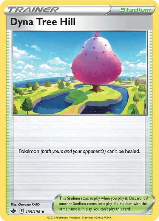 Dyna Tree Hill 135/198 Uncommon Chilling Reign Pokémon card