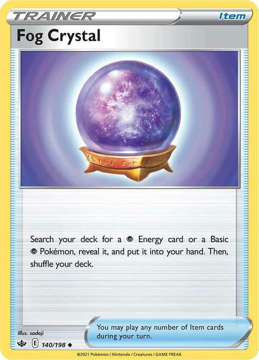 Fog Crystal 140/198 Uncommon Chilling Reign Pokémon card