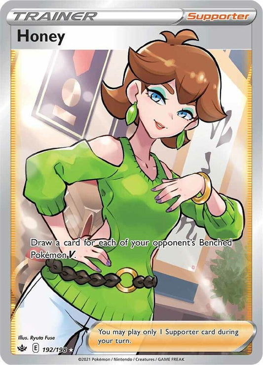 Honey (Full Art) 192/198 Ultra Rare Chilling Reign Pokémon card