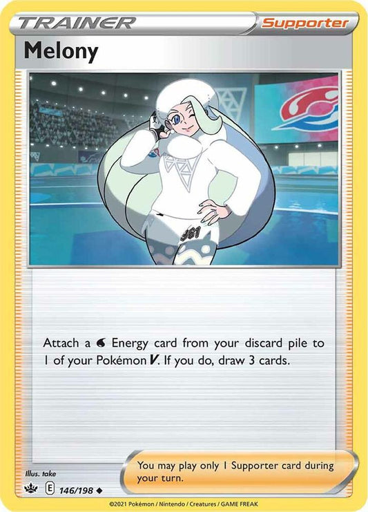 Melony 146/198 Uncommon Chilling Reign Pokémon card