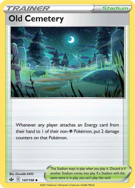 Old Cemetery 147/198 Uncommon Chilling Reign Pokémon card