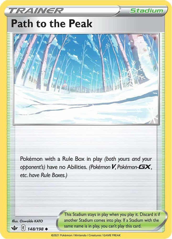 Path to the Peak - 148/198 Uncommon SWSH06: Chilling Reign