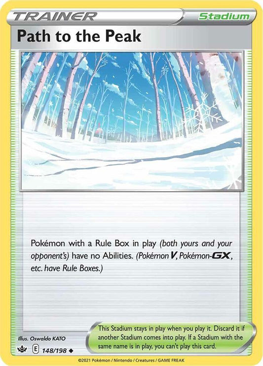 Path to the Peak - 148/198 Uncommon SWSH06: Chilling Reign