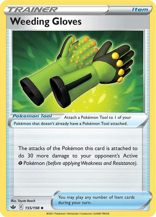 Weeding Gloves 155/198 Uncommon Chilling Reign Pokémon card